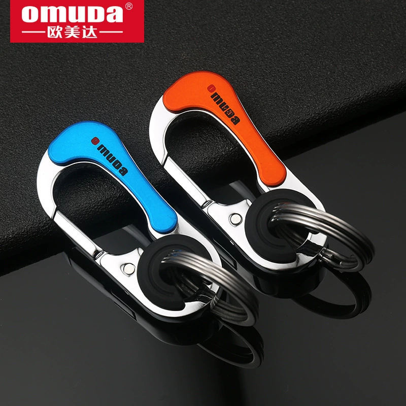 Ometa Creative Car Брелок Мужская женская талия висит из нержавеющей стали брелок для ключей Личность 3754