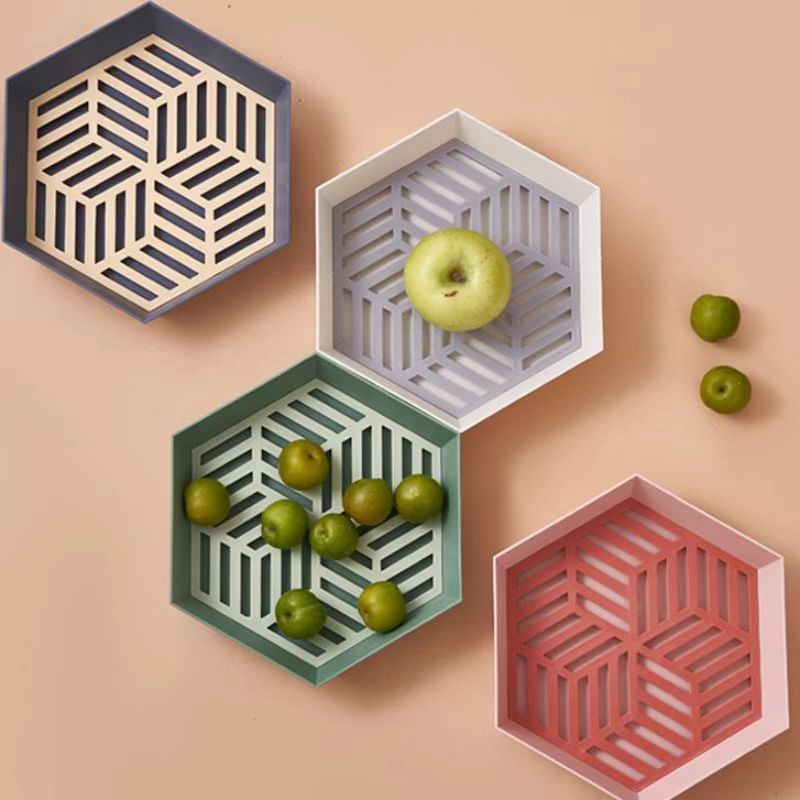 Cesta Escurridora de Doble Capa de PET de Grado Alimenticio Multifuncional para Cocina image 4