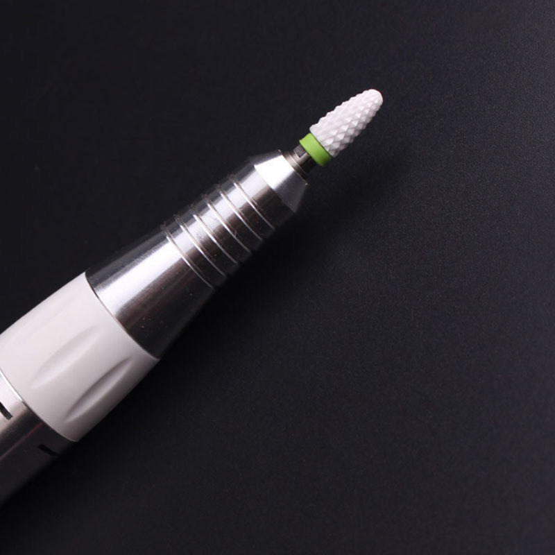 Cerámica de manicuras pulida cabeza cerámica de mango corto de maíz molino eléctrico accesorios de herramientas especiales en stock