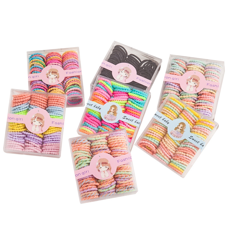 Banda de goma para niñas y niños no duele el cabello banda de goma elástica niña bebé banda de pelo lindo niña tocado