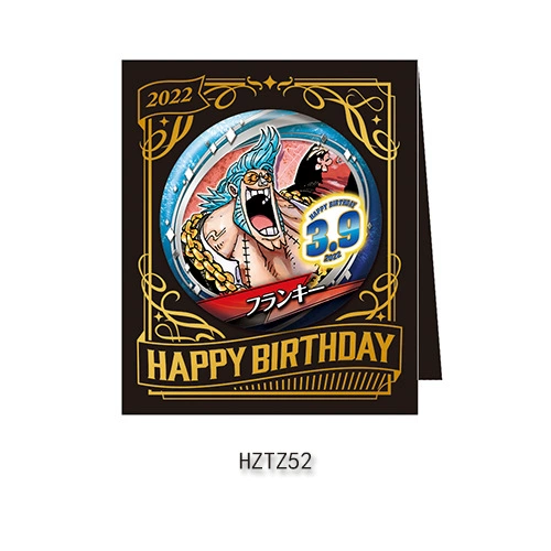 Бейдж дня рождения Comic Factory ONE PIECE Лuffy Zoro Chopper Sanji Nami стойка для бейджей на день рождения