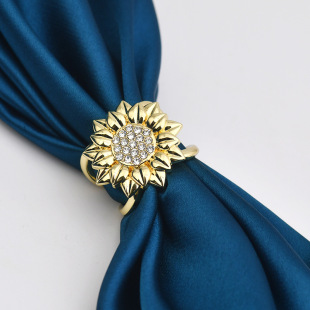Silk Scarf Buckle, Sunflower Silk Scarf Buckle, Multifunctional Shawl Buckle, Camellia Silk Scarf Buckle, Belt Buckle, Coat Buckle, Magnetic Buckle