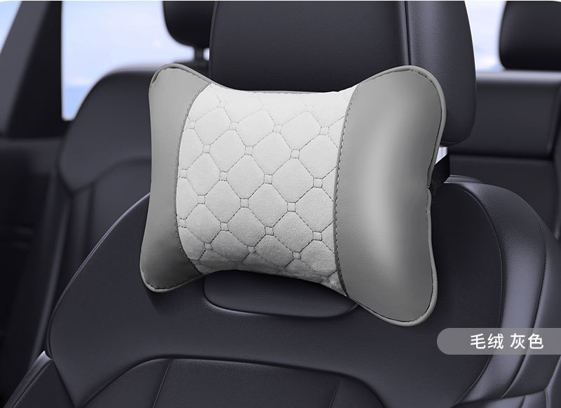 Car Seat Cushion Headrest, Breathable Mesh Neck Pillow, Car Cervical Pillow, Universal for All Seasons, Cross-Border Wholesale