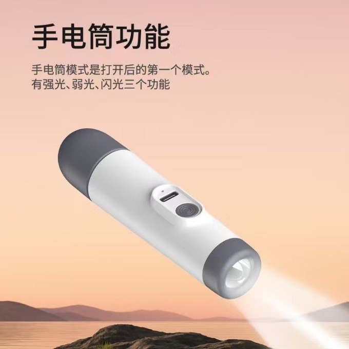 YH-01LED多功能迷你手电筒脸部按摩器多频震动|undefined