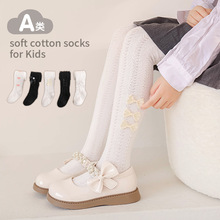 2025春秋新款儿童洛丽塔可爱打底裤A类棉吸汗透气纯色女童连裤袜