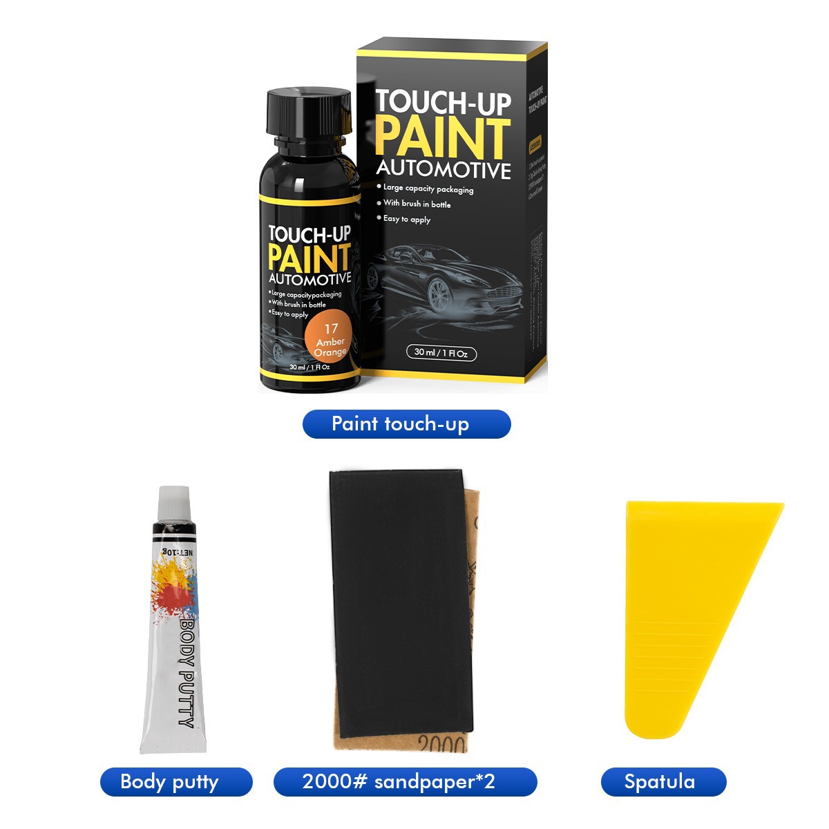 Car Paint Pen Touch-Up Pen Car Scratch Repair Paste Quick Paint Repair Tool