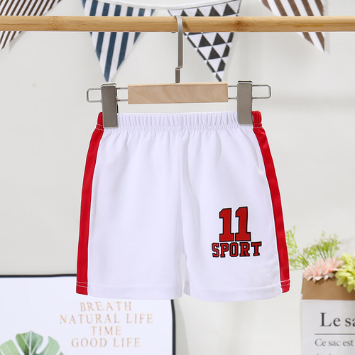 Children's clothing, children's casual quick-drying shorts, sports loose and breathable shorts for boys and girls, medium and large children's pants wholesale