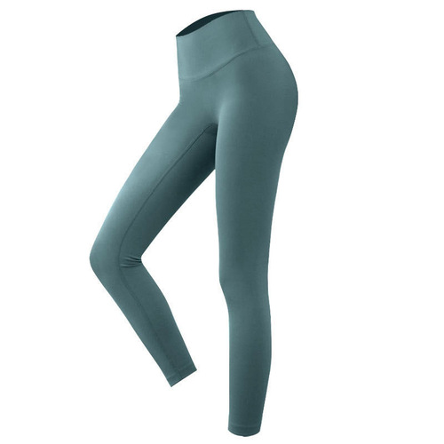 New Arrival Lulu No-Upside-Down-Line High-Waisted Hip-Lifting Yoga Pants for Women — European & American Style, Ultra-Skinny, Peach-Hued, Perfect for Yoga