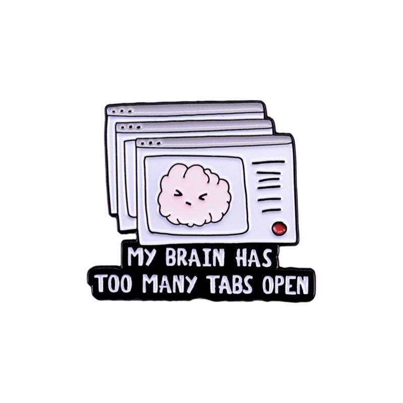 Chao Cool broche de esmalte creativo nicho cultura popular tema broche mochila ropa decoración joyas personales al por mayor en stock