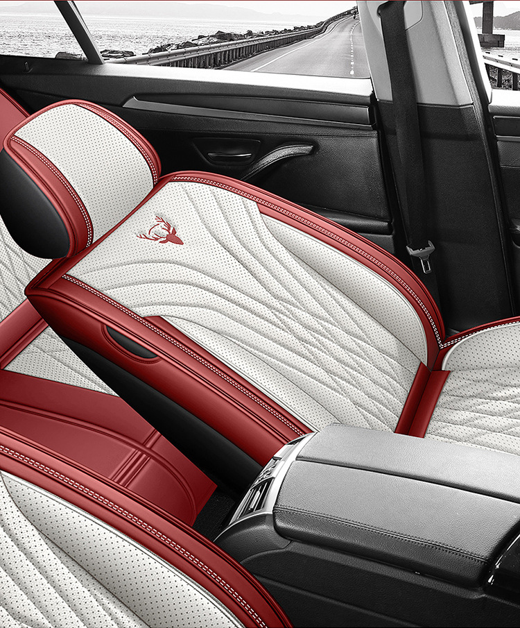 Wholesale Autumn Full-Coverage Car Seat Covers High-End Perforated Leather Car Seat Covers Four-Season Cushions