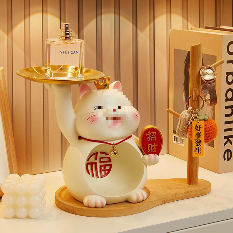 Кошачья входная дверь, хранилище для ключей, входные украшения, гостиная, домашняя стойка для хранения, украшения, подарок на новоселье