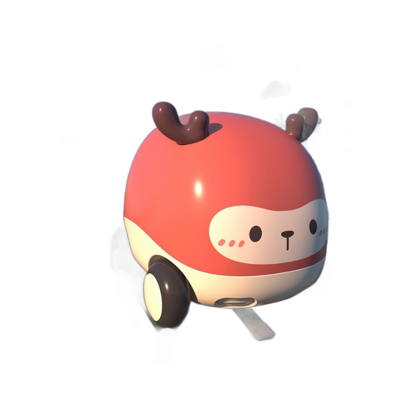 Animal de goma transfronteriza animal de dibujos animados coche de juguete coche de niños coche de inercia infantil juego de coche inteligente
