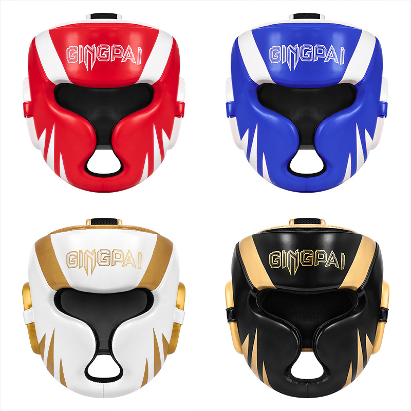 Boxing Helmet for Children and Adults, Fighting Headgear, Mask, Sanda Protective Gear, Beam Monkey Face Chin Guard, Taekwondo