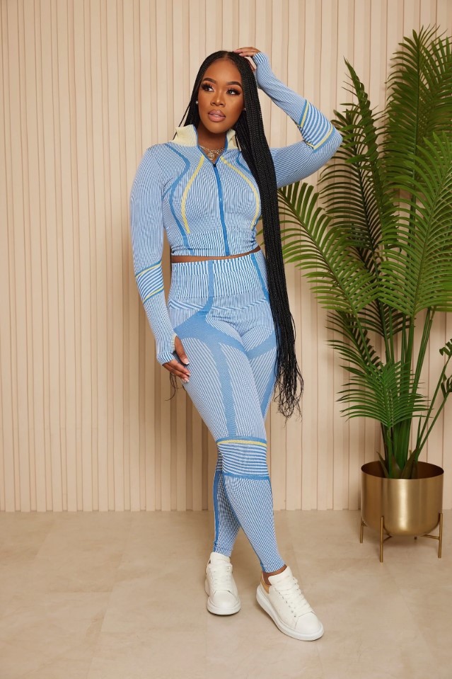 315g Weight Long Sleeve Sleeve Length Spandex, Polyester Fabric Type Pant Co-ord Set Sets Type 2 Pieces Set Quantity Sports Occasion Standing Collar Neckline Sports Function Skinny Fit Type Geometric Pattern Autumn Season Women's Gender Sports Style Sports Women's Sports Geometric Spandex Polyester Pant Co-ord Set Pants Sets 7