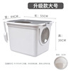 Double -opening cat sand pot large full -large all -enclosed sand top -top incoming cat toilet anti -deodorant and easy to clean pet toilet