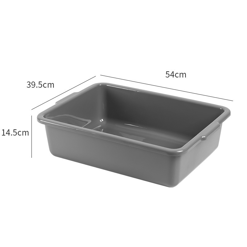 Nuevo material PP en stock congelado marisco cuenca de calidad alimentaria Cuenca del hotel barbacoa cuenca piezas cuadradas vajilla de hielo de calidad alimentaria congelado