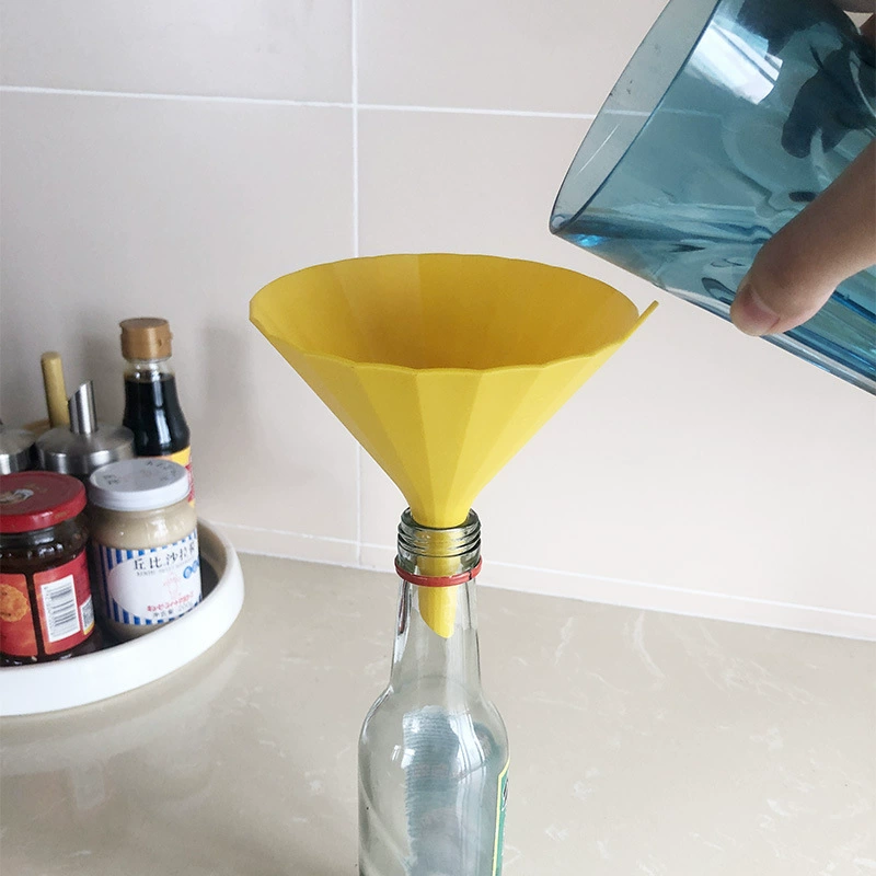 Кухонная бытовая масляная воронка большого диаметра для пищевых продуктов многоцелевой маленький пластиковый воронка для жидкости влаги