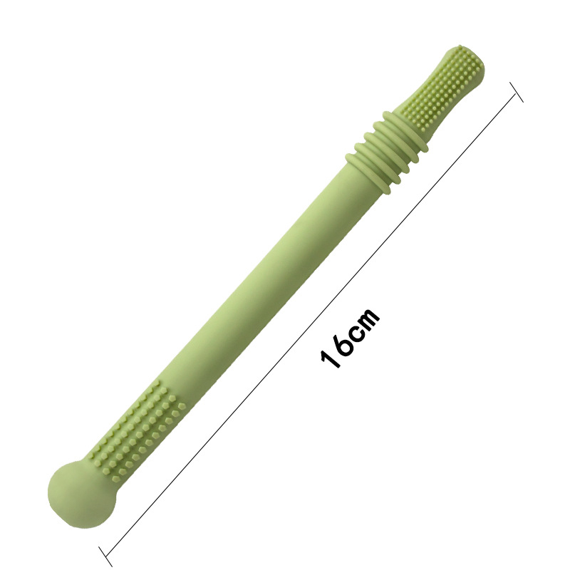 Palo molar para bebés, anti-comer, manos, silicona de grado alimenticio, período de deseo bucal, apaciguamiento del bebé, productos para morder durante la dentición