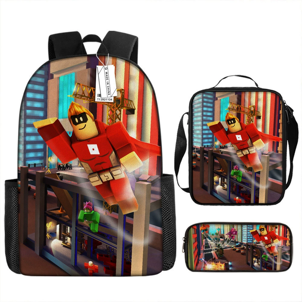 Граница новый продукт Roblox виртуальный мир мультфильм начальная школа ученик Roblox лёгкий вместительный рюкзак