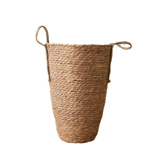 Nordic grass woven flower basket large vase decoration living room flower arrangement full of stars dried flowers modern simple rattan flower pot