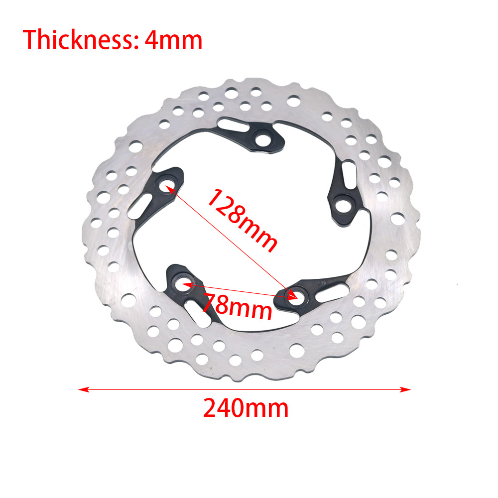 Motorcycle Front Disc Brake Rotor Italika 170Z 200Z 10-Qscp-200Z-Bkf14020