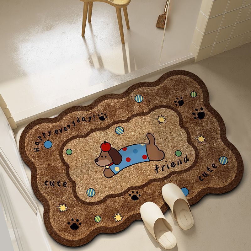 Bathroom Non-Slip Absorbent Floor Mat Cartoon High-End Quick-Drying and Stain-Resistant Bathroom Floor Mat Home Shower Room Entrance Mat