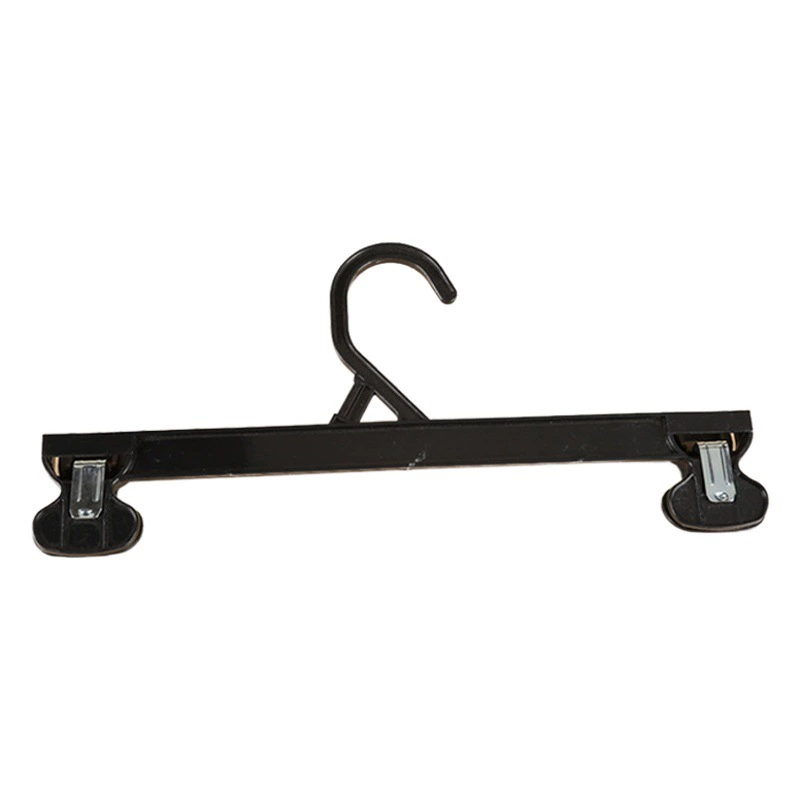 Вешалка для брюк для подвешивания брюк, специальная вешалка для брюк в магазине одежды, двойной зажим, бесследная одноразовая пластиковая вешалка для брюк, вешалка для брюк