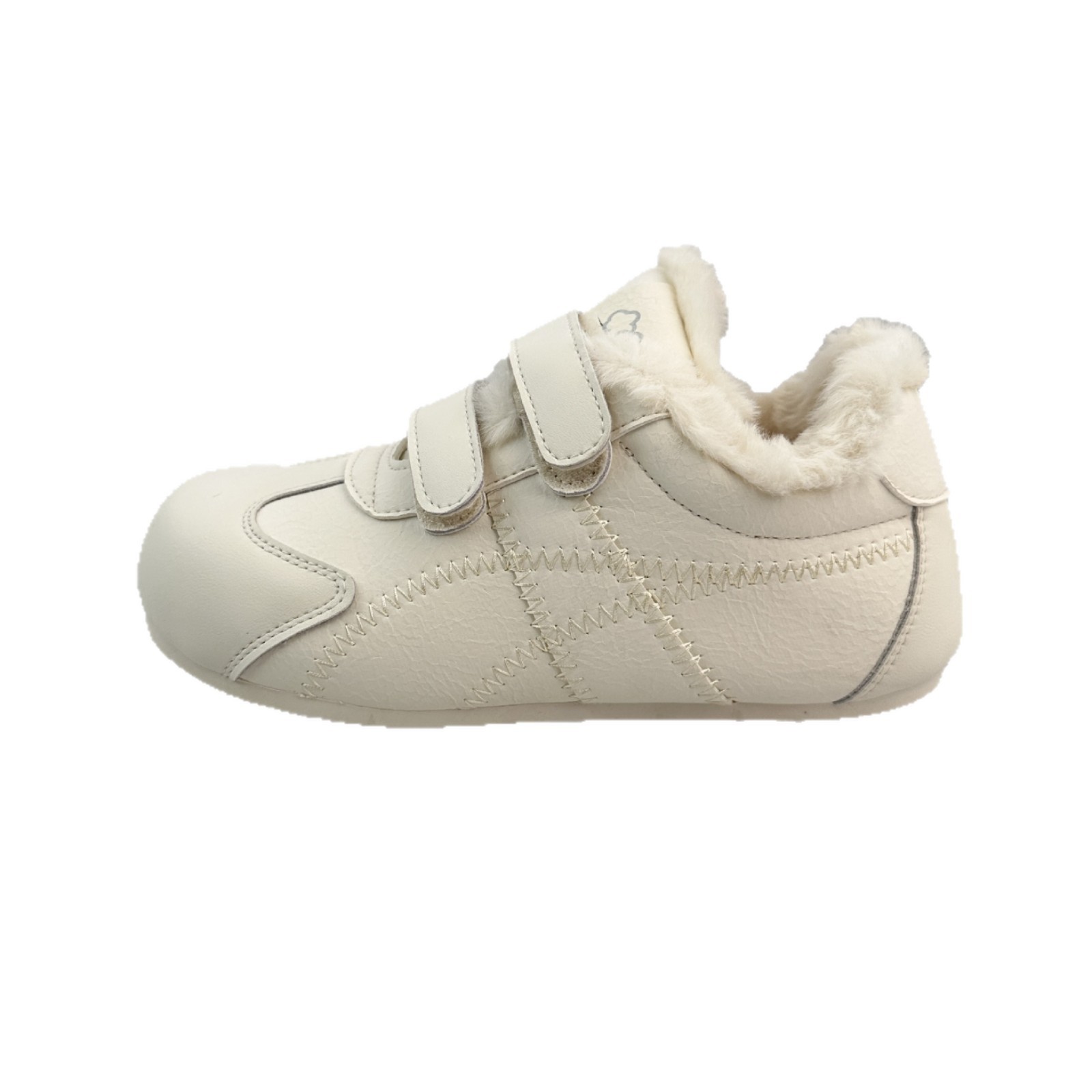 Zapatos de algodón de invierno de 2025 nuevos zapatos de algodón de invierno de velcro retro zapatos de entrenamiento de estilo alemán