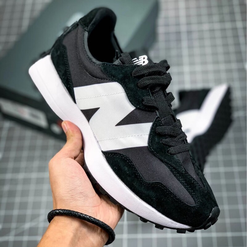Cross-Border New Balance 25 New Nb327 Forrest Gump Shoes for Men and Women, Couple Models, Breathable Dad Shoes, Sports and Casual Shoes