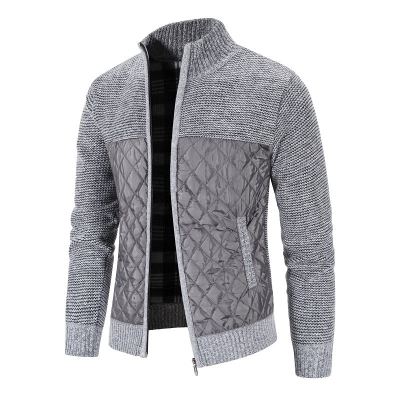 Cárdigan Tejido con Cuello Alto para Hombre de Poliéster Grueso Lavable a Máquina para Primavera y Otoño image 5