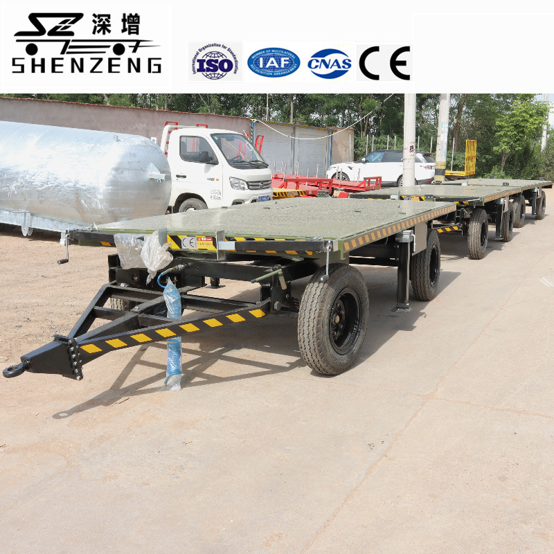 4吨平板拖车 灯塔拖车 全挂平板车 汽车牵引拖车 拖挂车 拖车