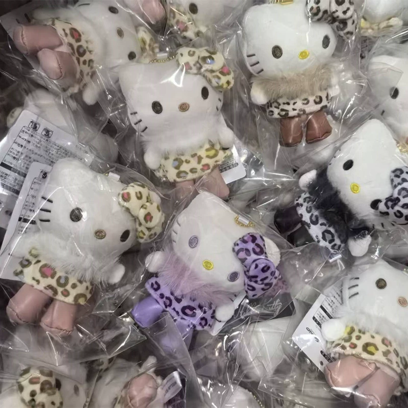 Hello kitty, милая плюшевая подвеска, кукла, игрушка, украшение для сумки, брелок, аксессуар