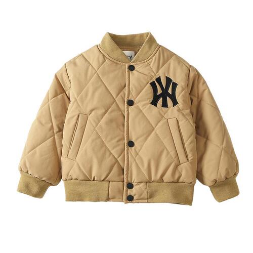 Boys' Autumn and Winter Cotton Baseball Jackets  Winter New Style Handsome Children's Tops Baby Fashionable Outerwear