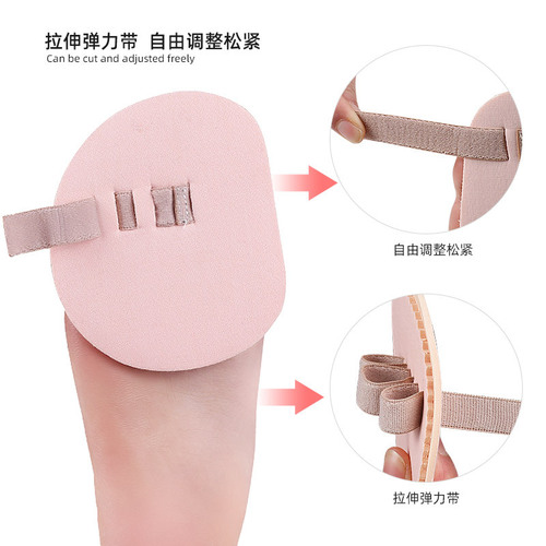 Toe pads, split toes, forefoot pads, hallux valgus overlapping, breathable, sweat-absorbent, anti-wear, anti-pain forefoot pads
