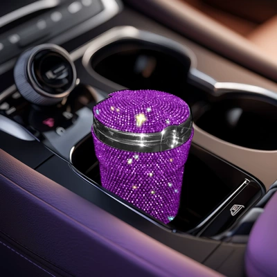 Temperature Resistant, Flame Retardant — Car ashtray - purple