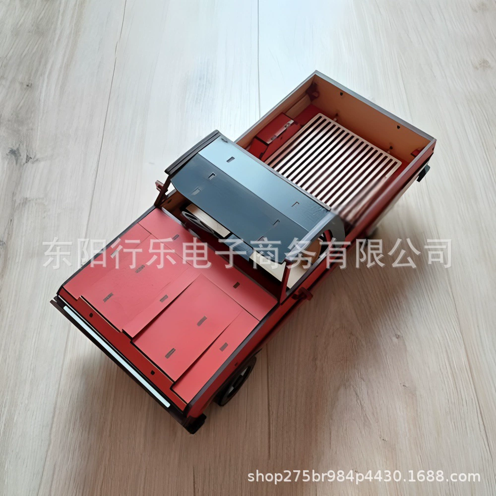 Новый деревянный пикап «сделай сам», маленькая специальная модель пикапа, модель Cyber ​​truck, модель Cyber ​​truck