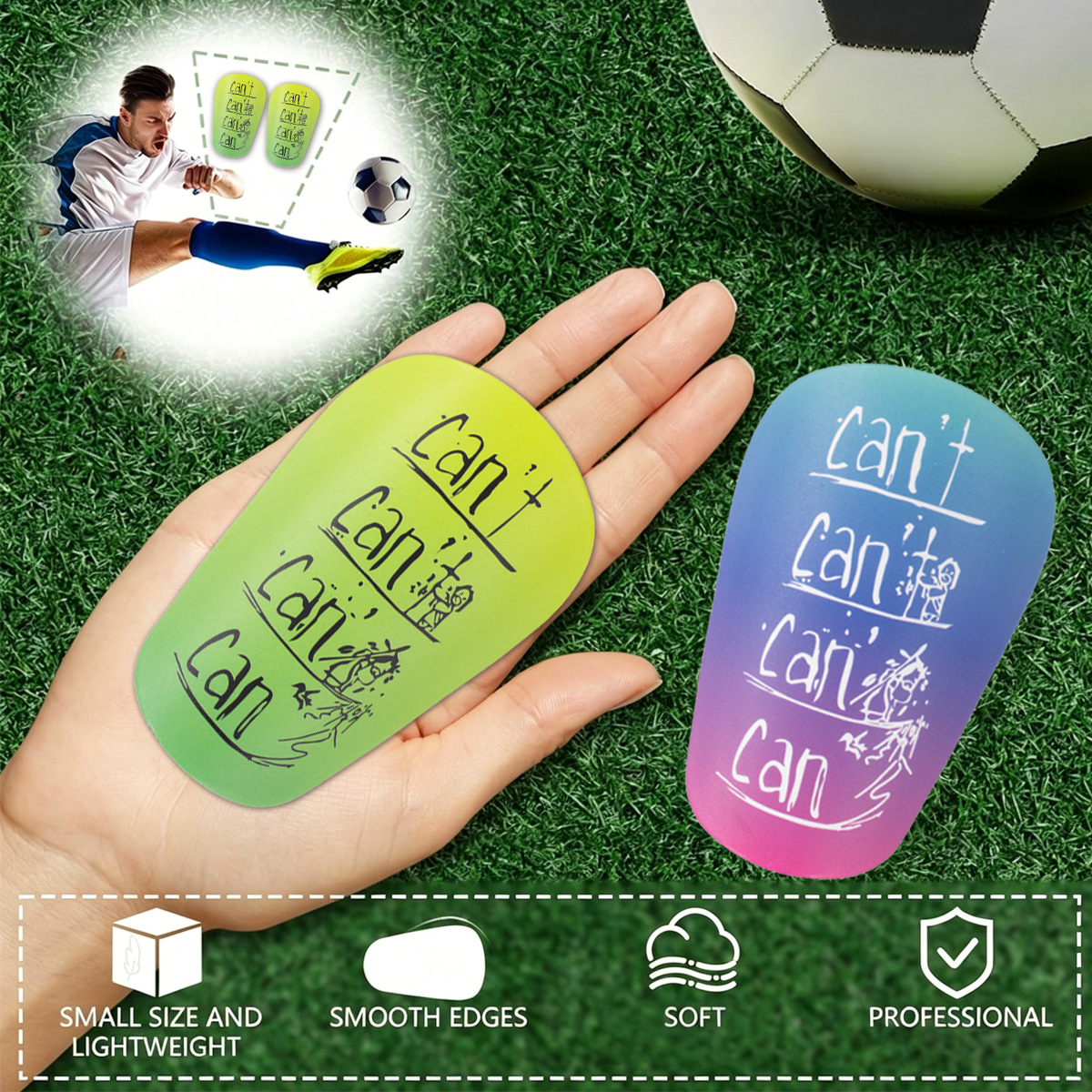 Football Shin Guard Children's and Adult Sports Protection Inserts