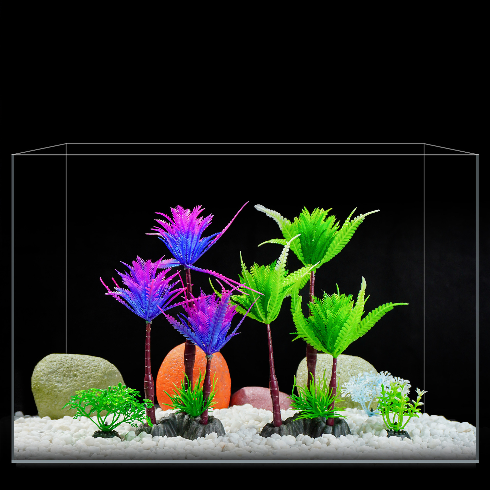 Palmera de Coco Simulada para Acuario de PVC Decorativo para Pecera image 4