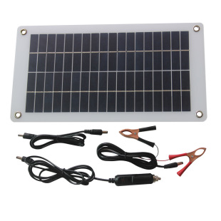 10W18V/5V����̫��ܰ������֙C��܇����12V늳س�늰��pUSB+DC