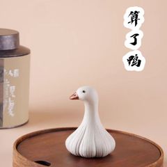 宜興紫砂茶の寵愛の置物はアヒルのかわいいお茶を計算して茶道の部品のお茶のテーブルのお茶の皿の装飾品の手のお土産を遊びます。