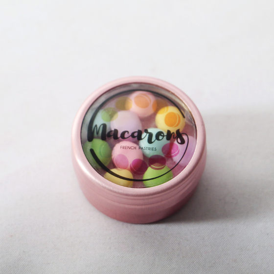 Dollhouse doll house boxed mini macaron bag miniature food play scene model small cloth BJD accessories