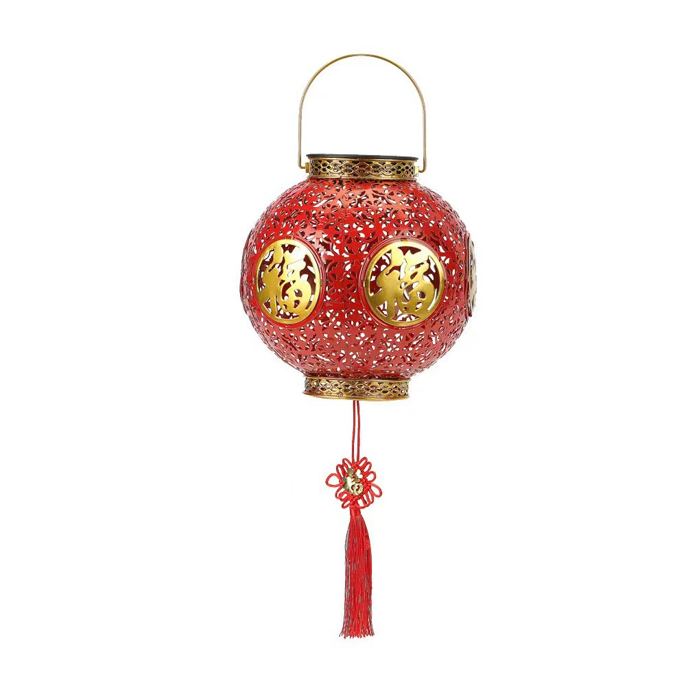 Солнечные шаровые огни красные фонари с благословением