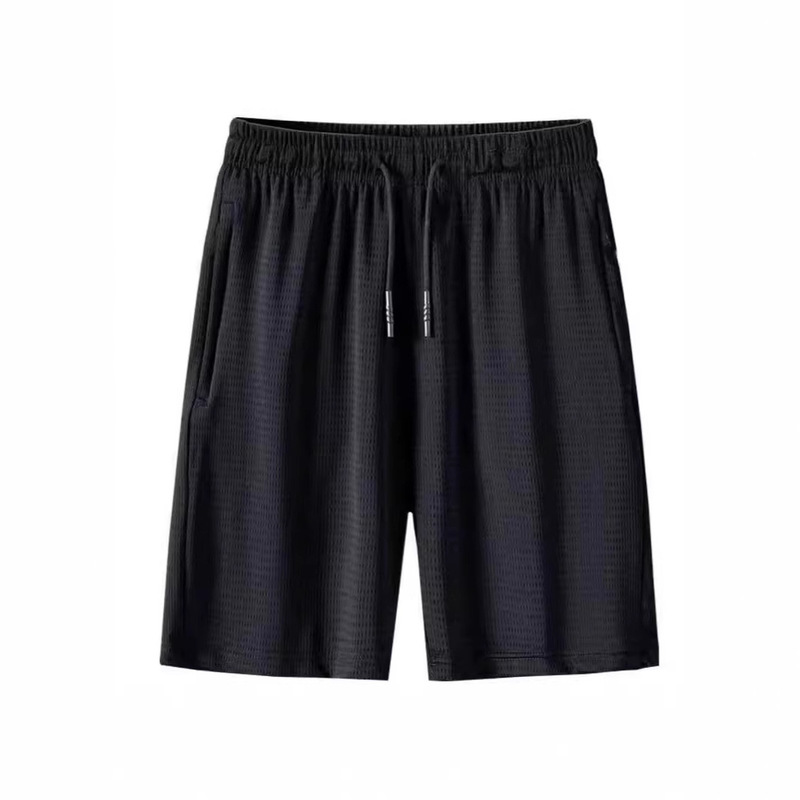 Ice Silk Mesh Shorts Summer Men's Quick-Dry Sports Pants Thin Casual Loose Fit Five-Point Plus Size Ice Silk Pants Ice Silk Mesh Shorts Summer Men's Quick-Dry Sports Pants Thin Casual Loose Fit Five-Point Plus Size Ice Silk Pants