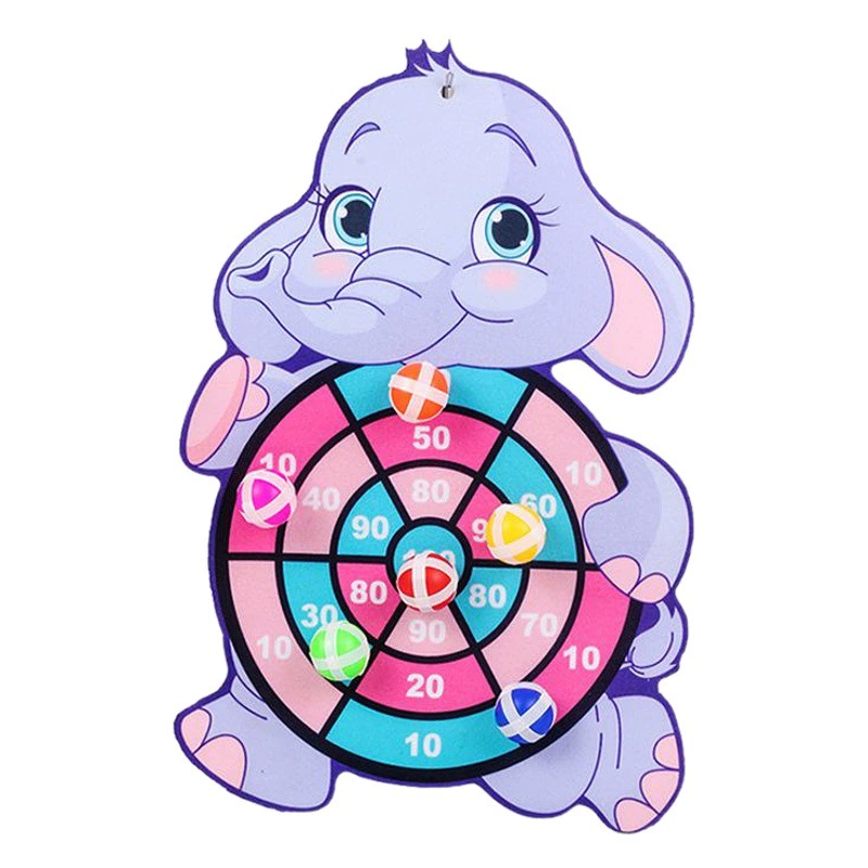 В наличии оптом детская липкая шариковая доска для Дартса, мультяшная забавная доска для Дартса на флисовой подкладке, много видов креативного мультяшного Фрисби