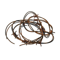 Cross-border Halloween horror simulation plastic wire ghost house escape room decoration horror thorny costume party props chain