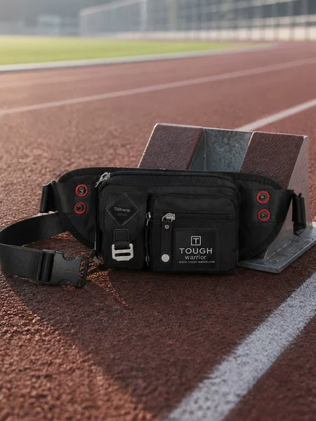 Cross-Border Waist Bag for Men, Outdoor Waterproof Oxford Cloth Waist Bag, Sports Crossbody Bag, Multi-Functional Wear-Resistant Mobile Phone Waist Bag Wholesale