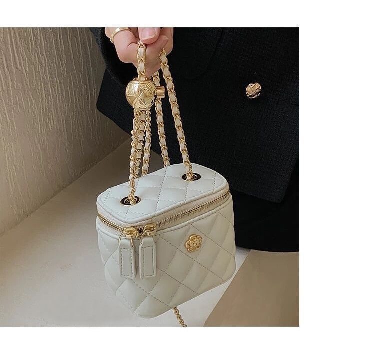 Secret Garden Camellia Lingge Chain Box Small 2024 Nieuwe One Shoulder Crossbody Bag Populair Dit Jaar_voghion.com