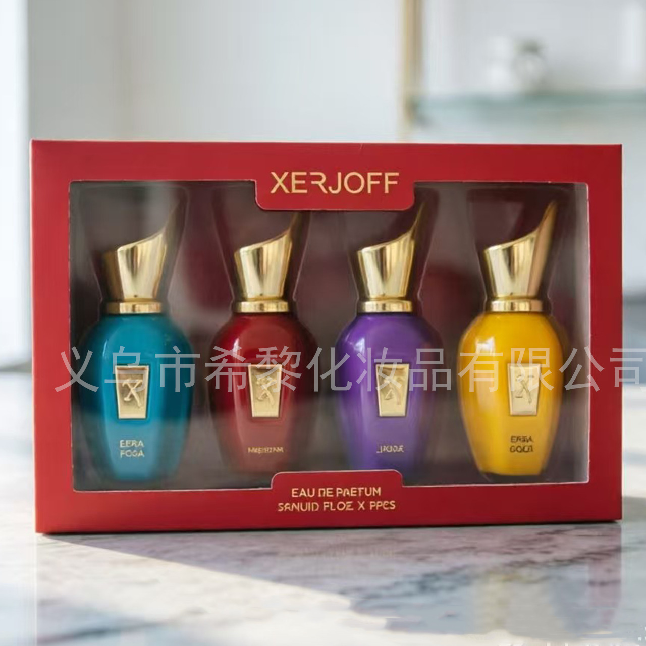 Cross-Border New Product Perfume Set Xerjoff 30ml Four-Piece Set Vietnam Middle East Foreign Trade Popular Perfume