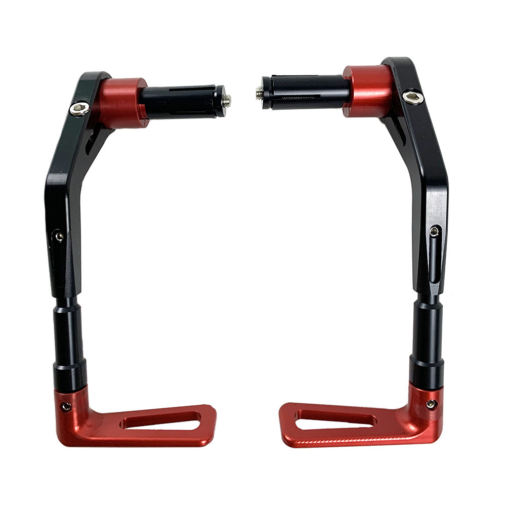 Cross-Border Universal Motorcycle Modified Brake Guard, Aluminum Alloy Horn-Shaped Handguard, Anti-Fall Protection Bar, Adjustable