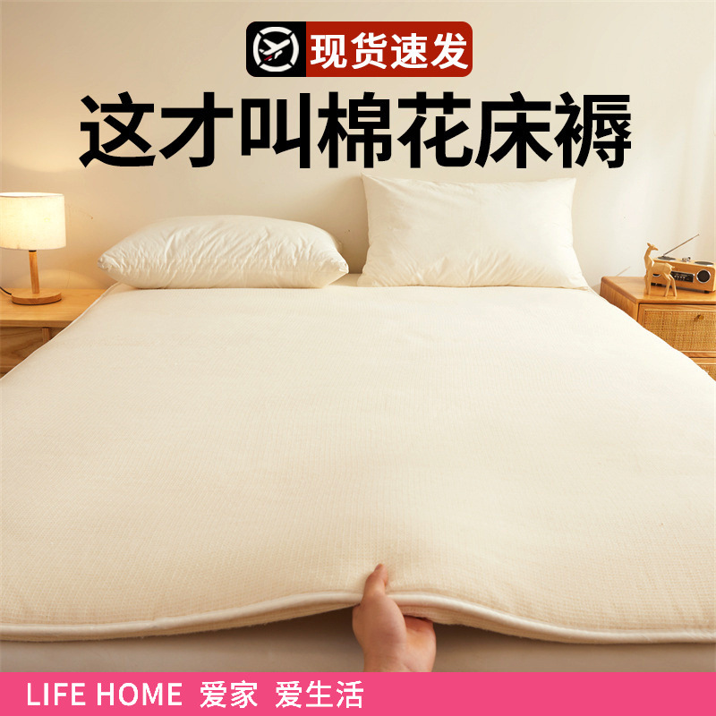 Xinjiang Cotton Mattress Cover Cushion Home Bedroom Mattress Dormitory Student Single Rent Special Floor